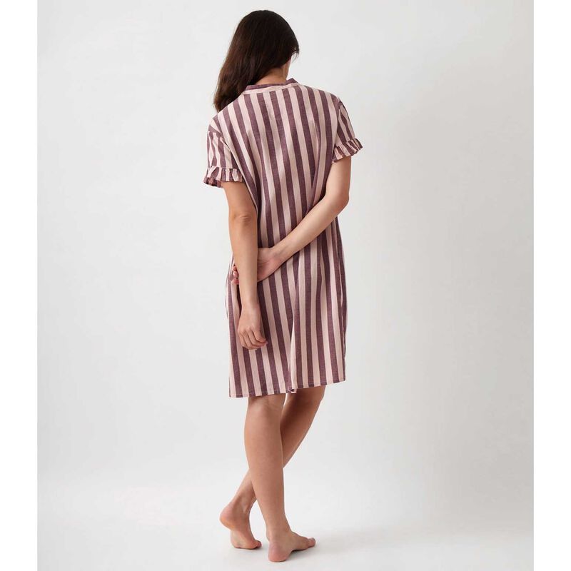 Wallace Cotton Tula Yarn Dyed Nightshirt image number 1